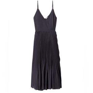 Wilfred Beaune Pleated Wrap Dress